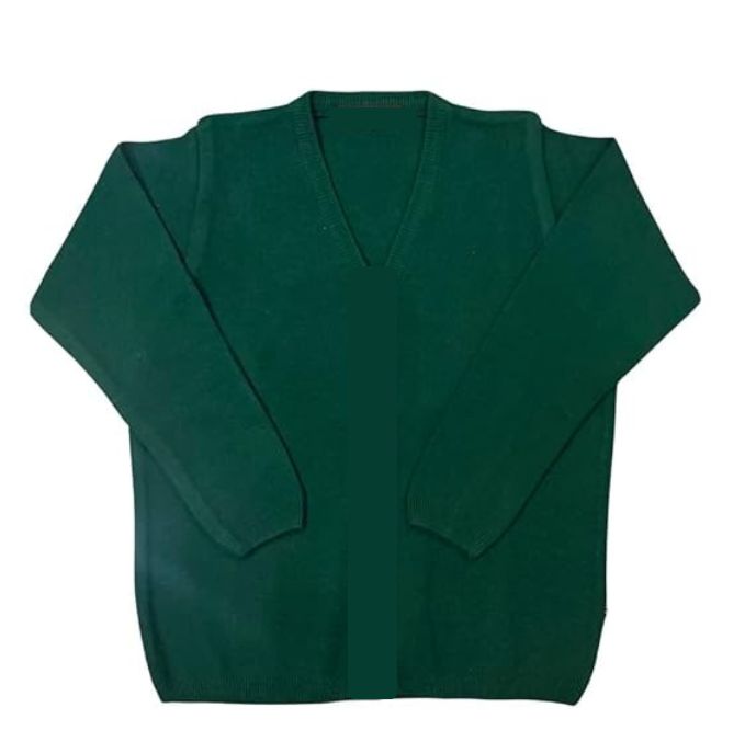 BOTTLE GREEN BOYS SWEATER